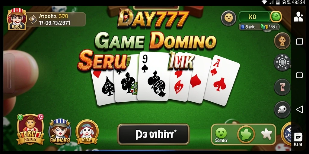 Screenshot DAY777 menampilkan gameplay Domino yang menegangkan dan seru.