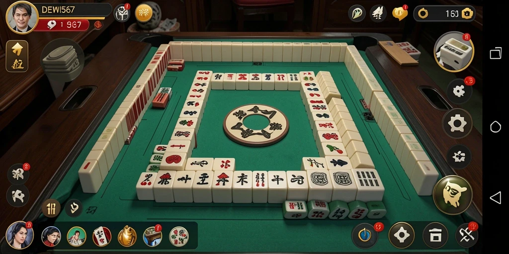 Tampilan menarik dari gameplay Mahjong DEWI567 yang penuh tantangan.