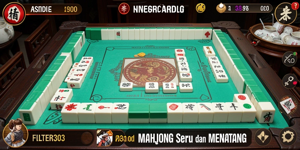 Tampilan gameplay Mahjong yang menantang dan menarik di FILTER303.