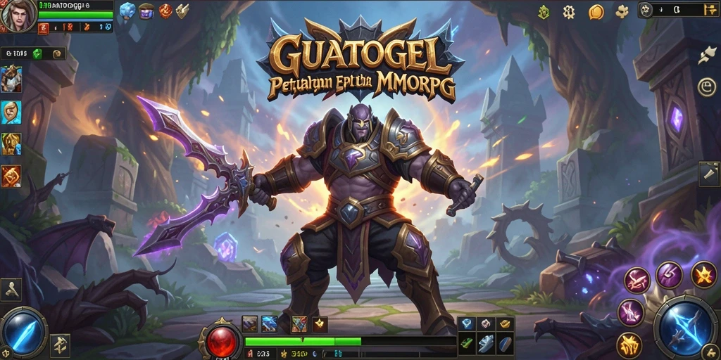 Tampilan gameplay epik GUATOGEL dalam petualangan MMORPG.