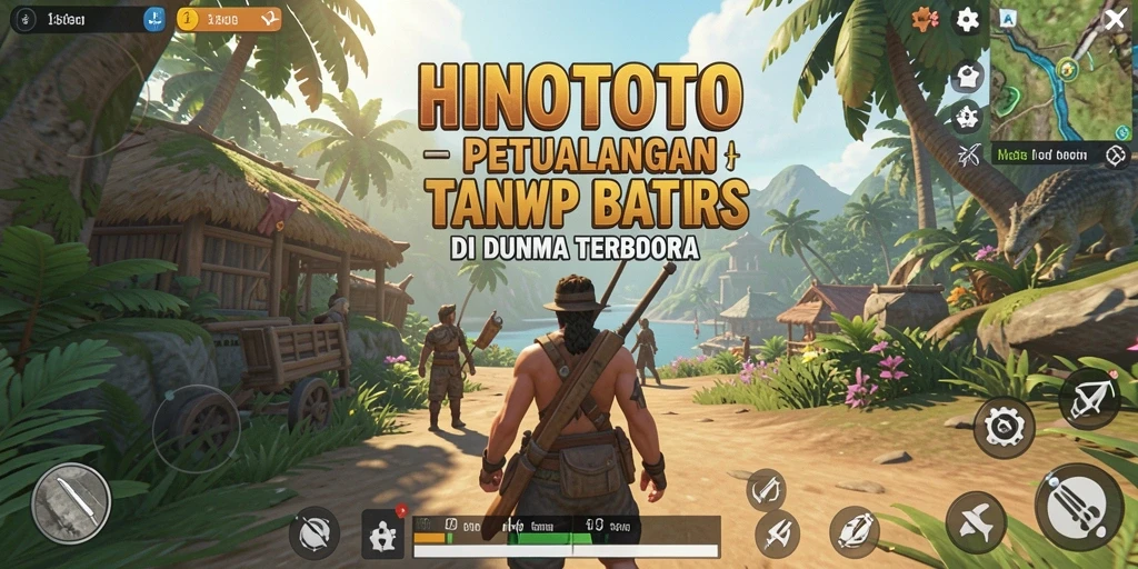 Tampilan gameplay HINOTOTO yang menakjubkan dalam dunia Open World.