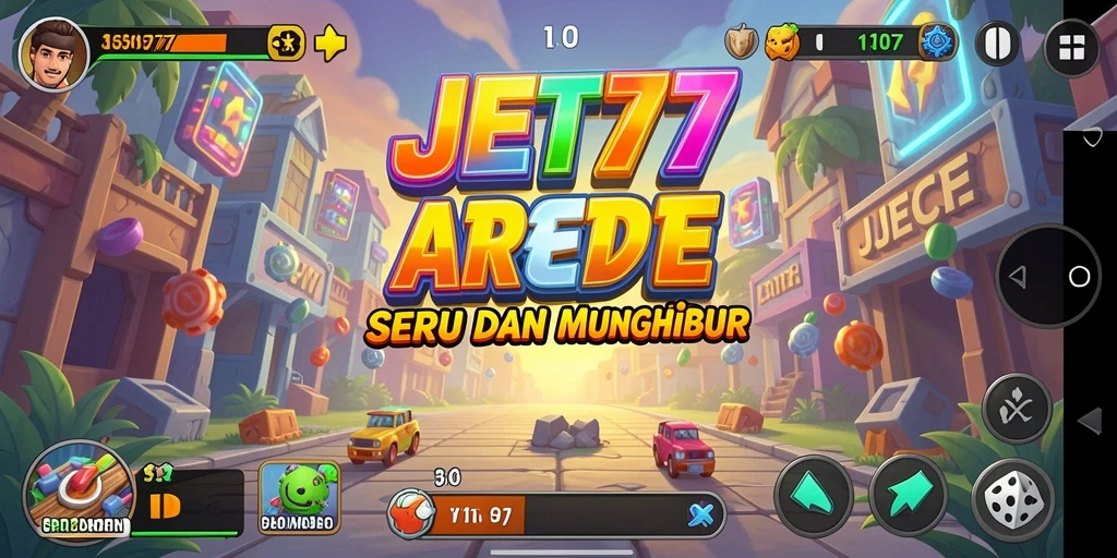 Gameplay seru JET77 menampilkan balapan cepat dan tantangan menghibur.
