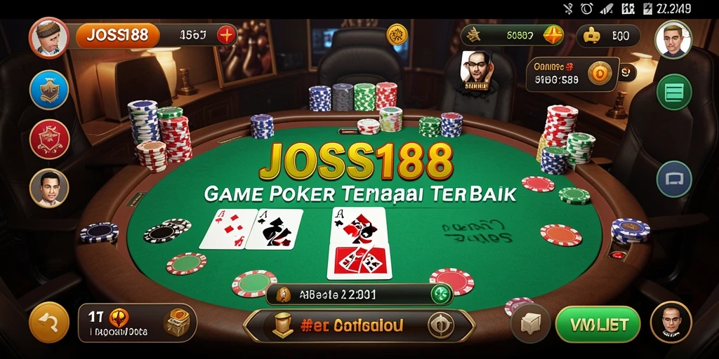 Gameplay JOSS188 yang menarik dengan suasana poker yang nyata.