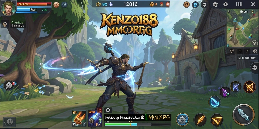 Tampilan gameplay KENZO188 yang mendebarkan dan interaktif.