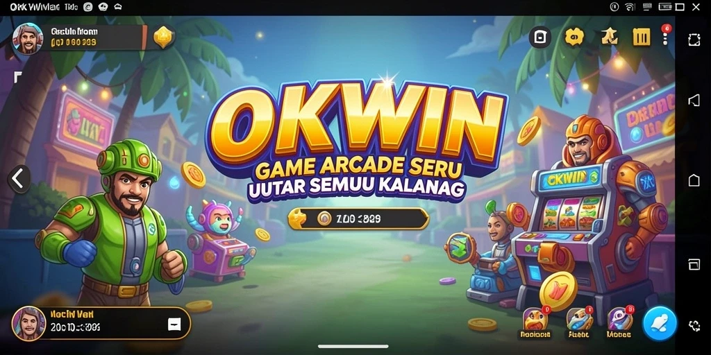 Gameplay seru OKWIN dengan tampilan grafis yang menawan.