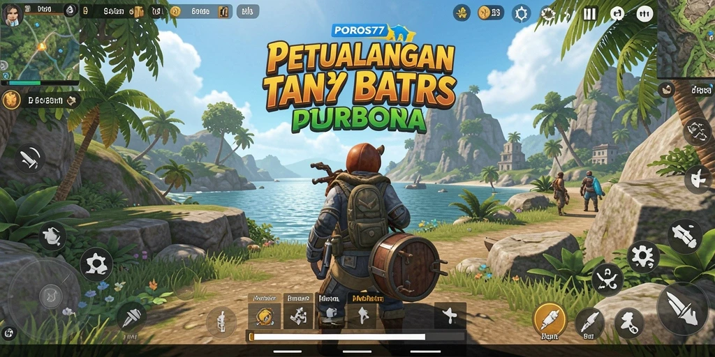 Tampilan gameplay seru dalam dunia terbuka POROS77 yang menakjubkan.