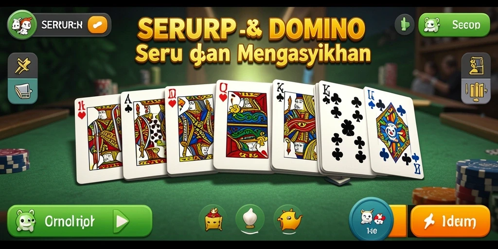 Tampilan gameplay SERURP yang penuh aksi dan seru.