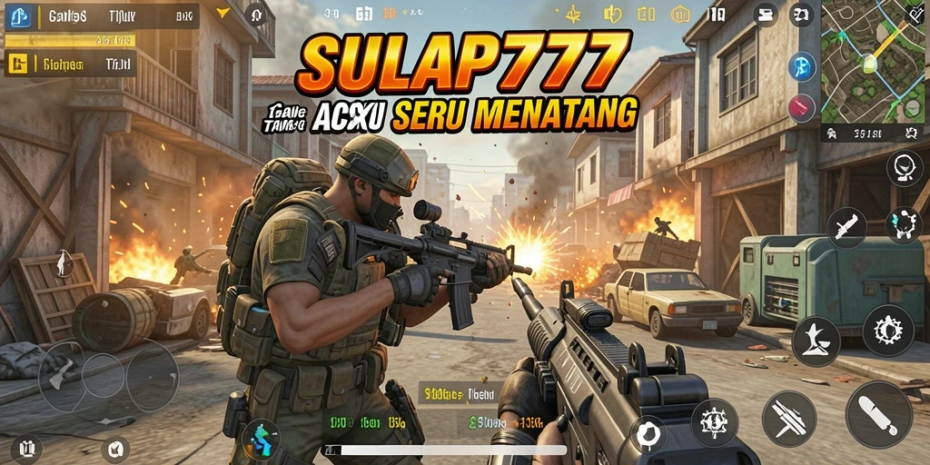 Tangkapan layar utama SULAP777 menampilkan aksi pertempuran yang mendebarkan.